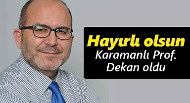 KMÜ Diş Hekimliği Fakültesi Dekanı Prof. Dr. Ali Şahin Oldu