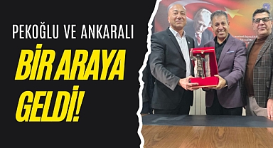 Başkan Pekoğlu'ndan Başkan Ankaralı'ya Ziyaret!