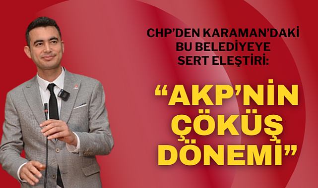 CHP'den Belediyeye Eleştiri: 