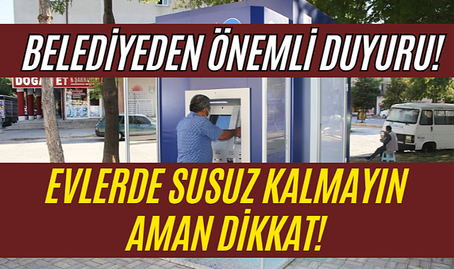 Karaman’da Akıllı Vezneler Hizmet Dışı Olacak