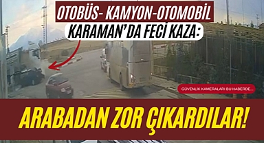 Karaman'da Trafik Kazası: 2 Yaralı