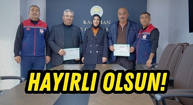 Karaman'da üç üretici birliği önemli belgeyi kaptı