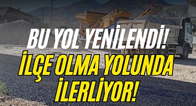 Karaman'ın bu köy yolu yenilendi!