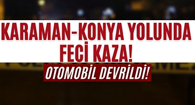 Karaman-Konya Yolunda Kaza: 5 Kişi Yaralandı