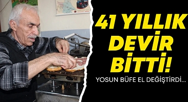 Mevlüt Usta 41 Yıllık Yosun Büfe'ye Veda Etti