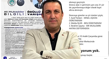 Şiir Yarışmasında Üçüncülük Ödülü Karaman’a