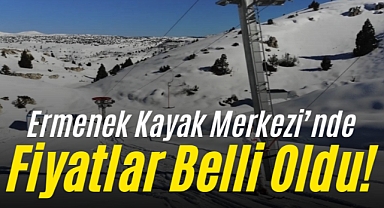 Ermenek Kayak Merkezi’nde Fiyatlar Belli Oldu!