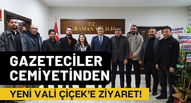 Gazeteciler Cemiyetinden Yeni Vali'ye Ziyaret!