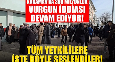 Karaman’da Beyaz Eşya Bayisi Önünde Mağduriyet İsyanı
