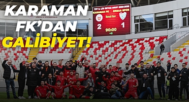 Karaman FK’dan Galibiyet Geldi!