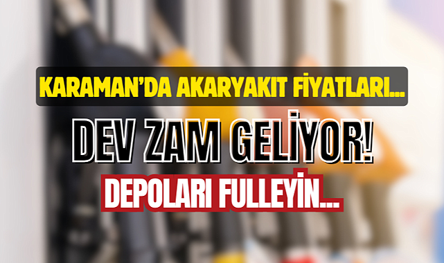 Akaryakıt fiyatına dev zam geliyor! Litresi 62 TL'yi Geçecek...