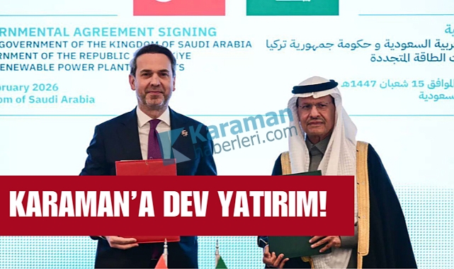 Karaman'a Dev Enerji Yatırımı!