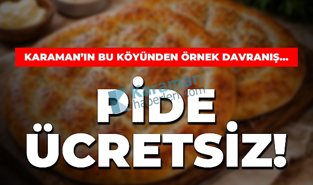 Karaman Çoğlu Köyü’nden Örnek Davranış!