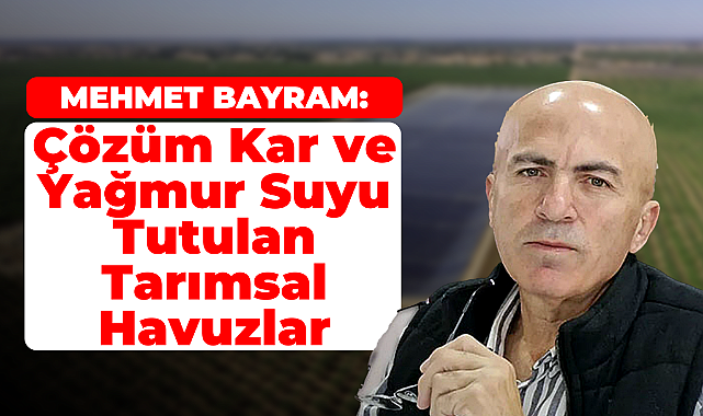 Mehmet Bayram’dan Kuraklığa Karşı Çözümü Açıkladı!