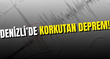 Denizli'de 5.1 Büyüklüğünde Deprem!