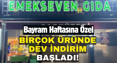Emekseven Gıda'da Bayrama Özel Dev İndirimler Başladı