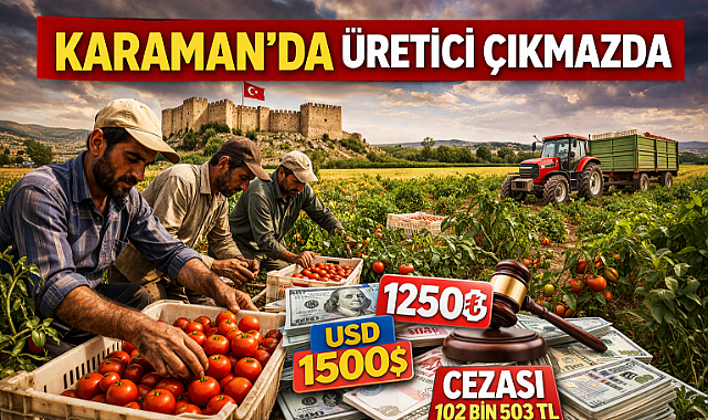 Karaman’da üretici çıkmazda