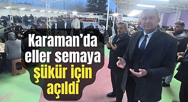 Karaman Kılbasan Köyü'nde Hamdi-Şükür Duası ve İftar Programı Düzenlendi