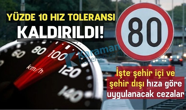 Radar uygulamasında yüzde hız toleransı kalktı! İşte uygulanacak cezalar