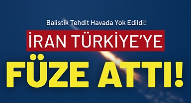 Türk Hava Sahasına Yönelen Balistik Füze İmha Edildi!