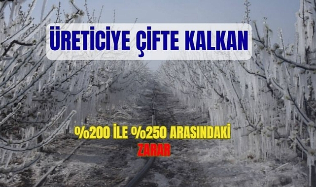 Üreticiye çifte kalkan