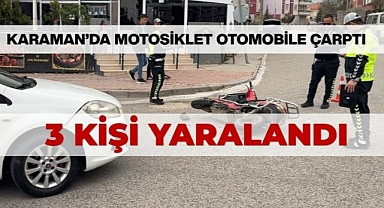 Karaman’da 3 kişi yaralandı