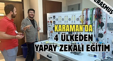 Karaman’da 4 ülkeden yapay zekalı eğitim 