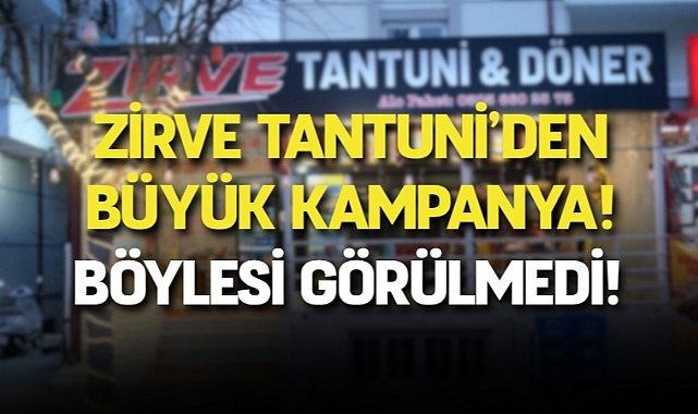 Karaman'da Bir İlk: Zirve Tantuni'den Kaçırılmayacak Kampanya!