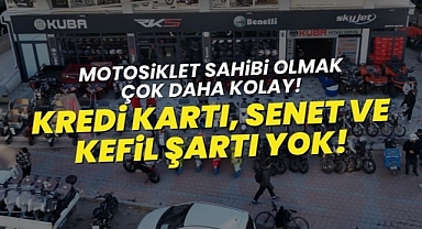 Karaman'da motosiklet sahibi olmak artık çok kolay!