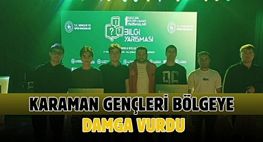 Karaman gençleri bölgeye damga vurdu