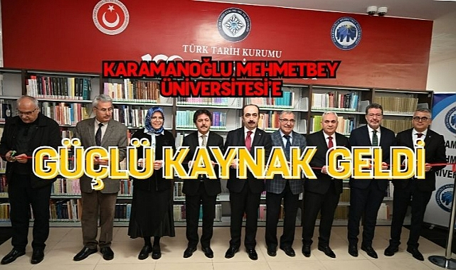 Karaman kmü’ye güçlü kaynak geldi