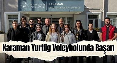 Karaman yurtlig voleybolunda başarı
