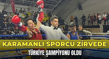 Karamanlı sporcu zirvede
