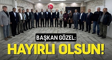 MHP Karaman İl Başkanı Gözel Eski Başkan Yıldızbaş'a Teşekkür Etti!