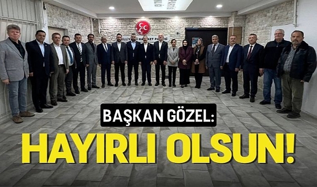 MHP Karaman İl Başkanı Gözel Eski Başkan Yıldızbaş'a Teşekkür Etti!