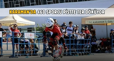 Karaman’da 460 sporcu pistte ter döküyor