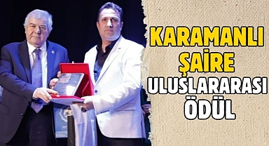 Karamanlı şaire uluslararası ödül