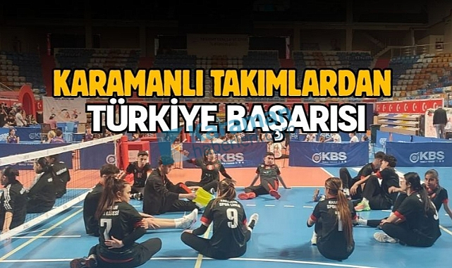 Karamanlı takımlardan Türkiye başarısı