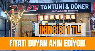Zirve Tantuni’den Olay Kampanya: 1 Tantuni Alana İkincisi 1 TL
