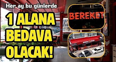 Karaman Bereket Döner'de 1 alana 1 bedava kampanyasını kaçırmayın