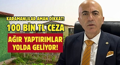Mehmet Bayram: 100 bin TL ceza uygulanacak!