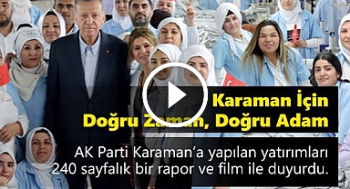 AK Parti, Karaman yatırımlarını yayınladı