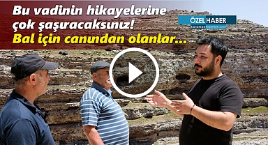 Karaman Akpınar Köyü'nde vadi içerisinde ilginç üretim